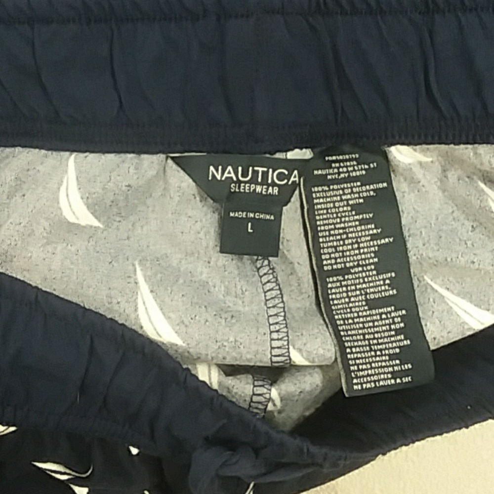 Nautica Men's Sueded Fleece Pajama Pants 2 Pack - Picture 3 of 3